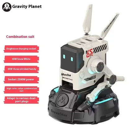 GravaStar Alpha65 65W GaN Charger Dog Nitrogen Design Fast Type C Wall Plug for iPhone Huawei Xiaomi Android Phones