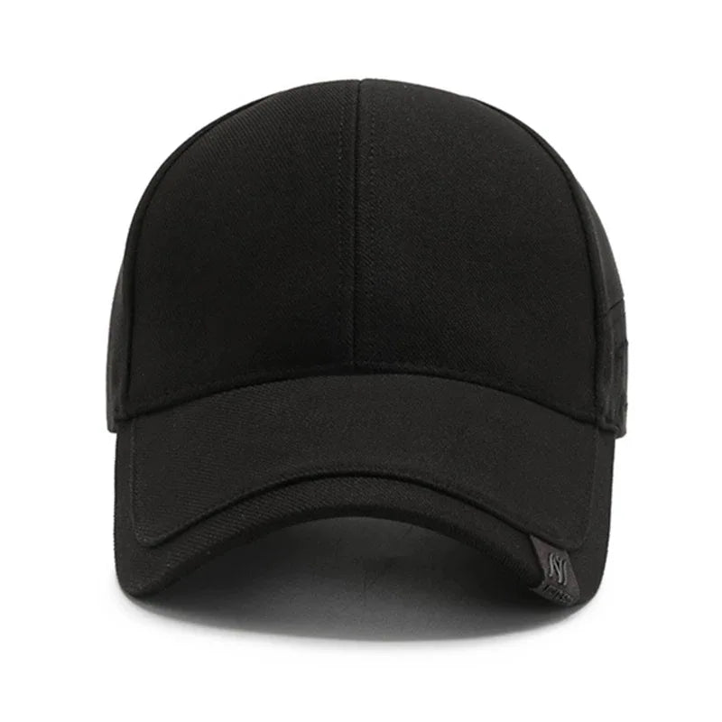 High Quality Solid Baseball Cap  Men's Outdoor Cotton Cap Bone Gorras CasquetteHomme Men's Truck Comfortable Fit  Breathable