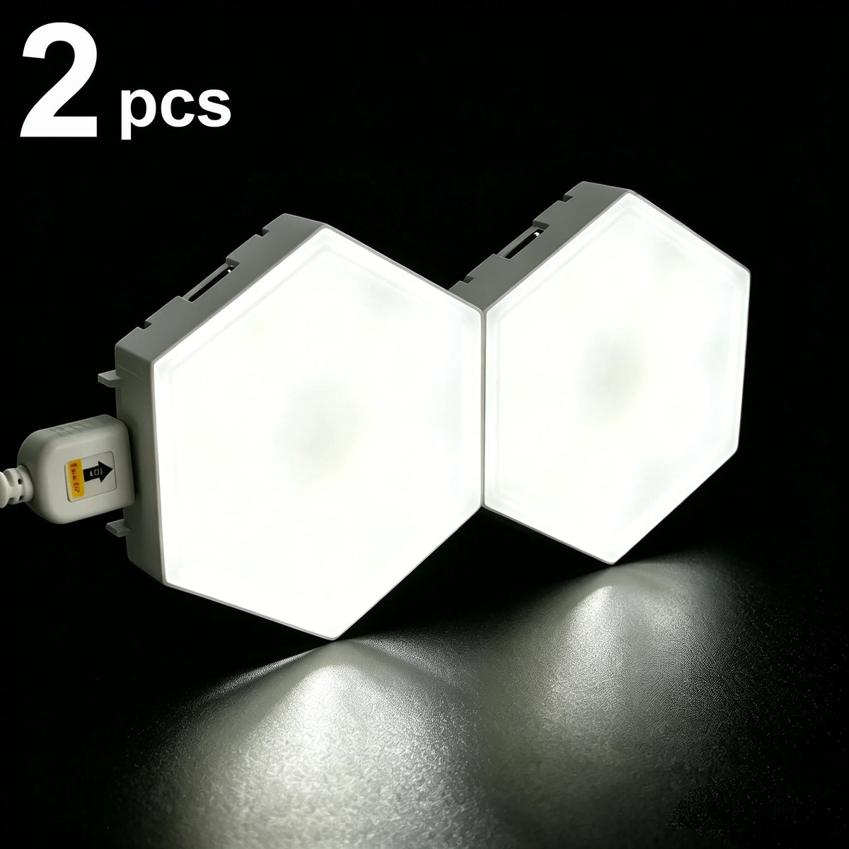 Touch Hexagon Panel Lights DIY Assembleable Honeycomb Night Light for Game Room Home Bedroom Decoration Christmas Birthday Gift