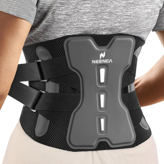 NEENCA Back Brace for Lower Back Pain Relief Lumbar Support Belt for Men & Women Soft Breathable Mesh for Sciatica, Scoliosis