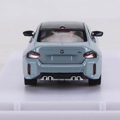 Howie Model 1:64 M2 G87 Gray Alloy Simulation Car Model Toy Collection Display Piece