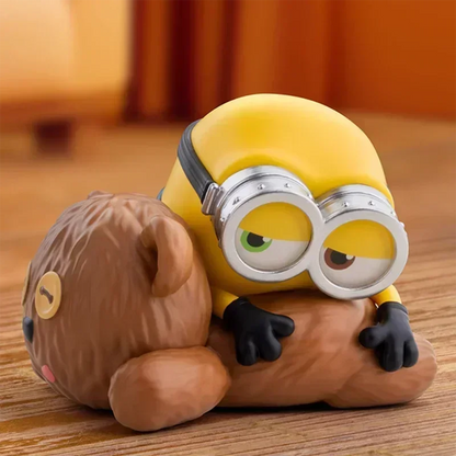 POP MART Minions Lazy Every Day Series Original Blind Box Surprise Mystery Box Cute Anime Action Figure Ornaments Figurines