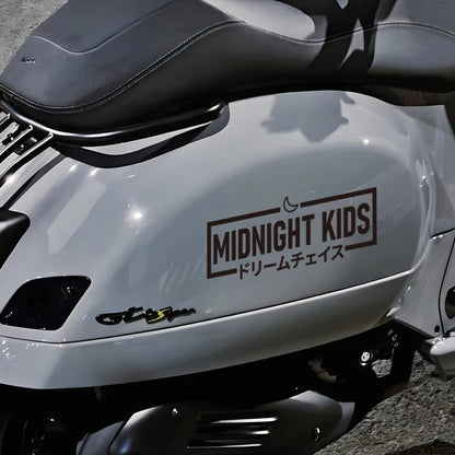 Midnight Kids JDM Car Decal Waterproof Vinyl Sticker Trendy Drift Auto Window Exterior Decor