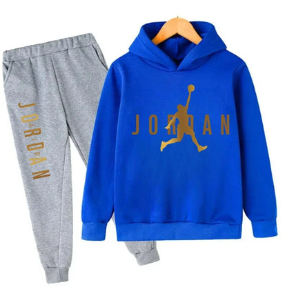 Autumn Warm Slam Dunk Master Pattern Printed Children Set Hoodie+Pant Suit 2pcs Set Kids Boy Girl Fashion Clothing Tracksuits