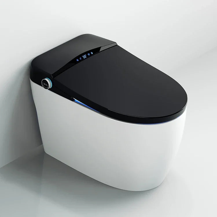110V/220V Black One‑Piece Smart Toilet Automatic Electric Intelligent Bidet Toilet Modern Luxury WC for Bathroom Home Use