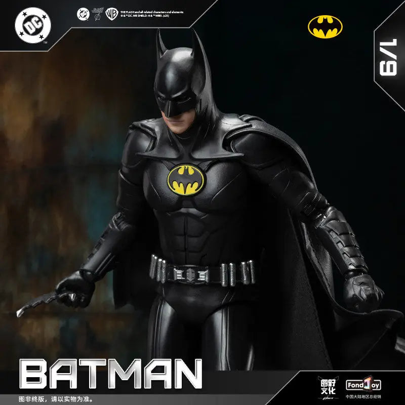 【In Stock】 Fondjoy Black Superman 2.0 Figure Dc Zack Snyder'S Justice League Figures 1/9 Super Man Pvc Model Doll Joint Movable
