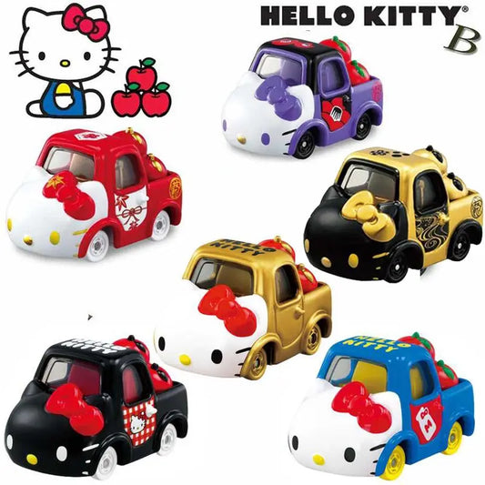 Tomy  Tomica Hello Kitty Diecast Alloy Car Model Japanese Wa Style Collectible Decorative Vehicle Gift For  Collectors