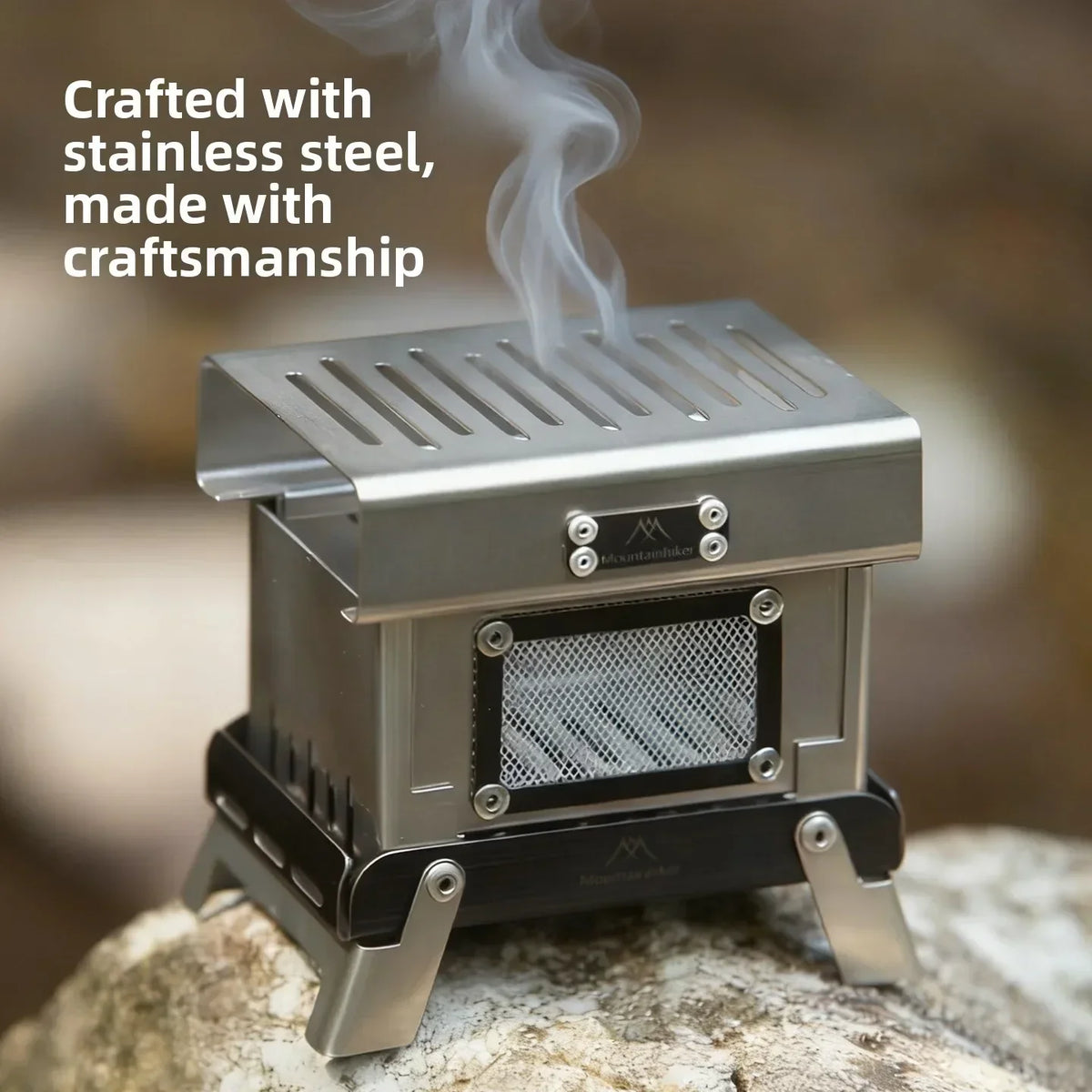Incense Burner MOUNTAINHIKER 430 Stainless Steel Mosquito Repellent Camping BBQ Portable Mini Outdoor Indoor Folding Stove