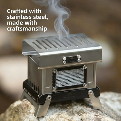 Incense Burner MOUNTAINHIKER 430 Stainless Steel Mosquito Repellent Camping BBQ Portable Mini Outdoor Indoor Folding Stove