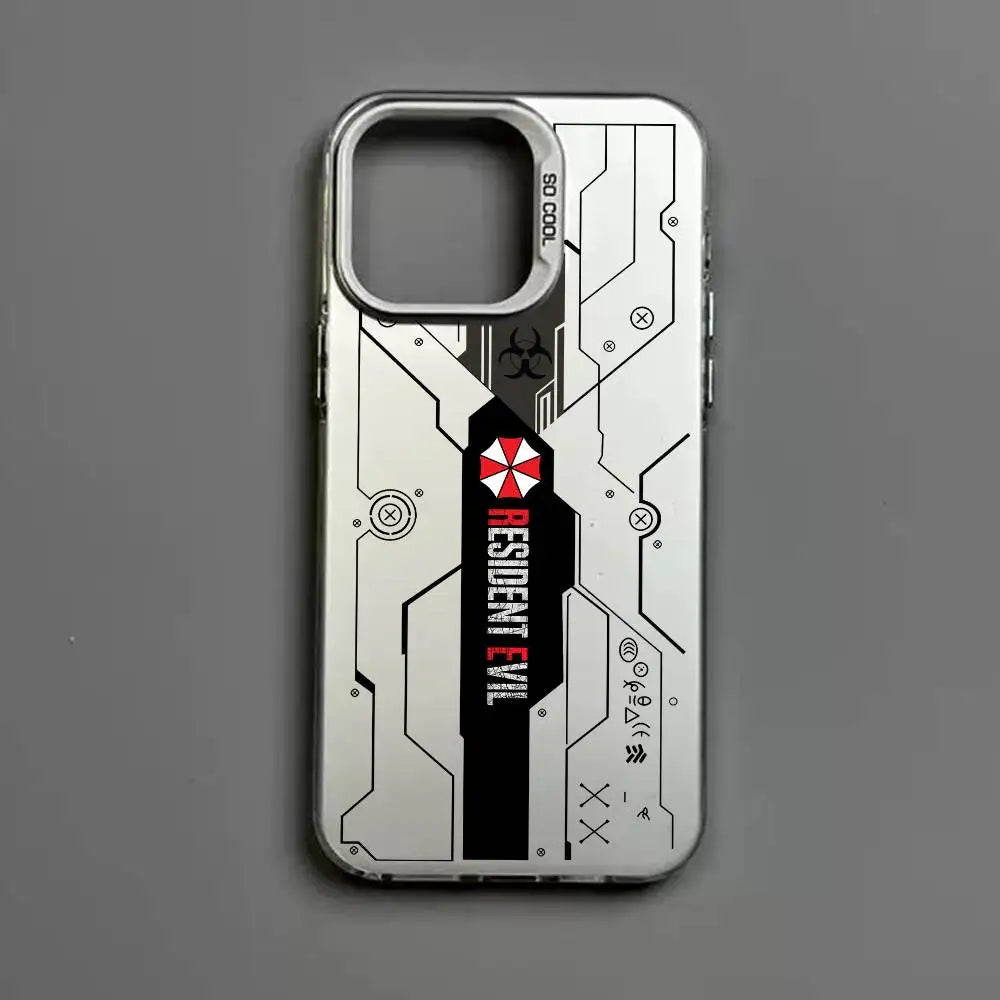 Game ResidentS EvilS Crisises Pattern Phone Case For iPhone 17 16 15 14 13 12 11 Pro MAX Matte Shockproof Back Anti Fall Cover