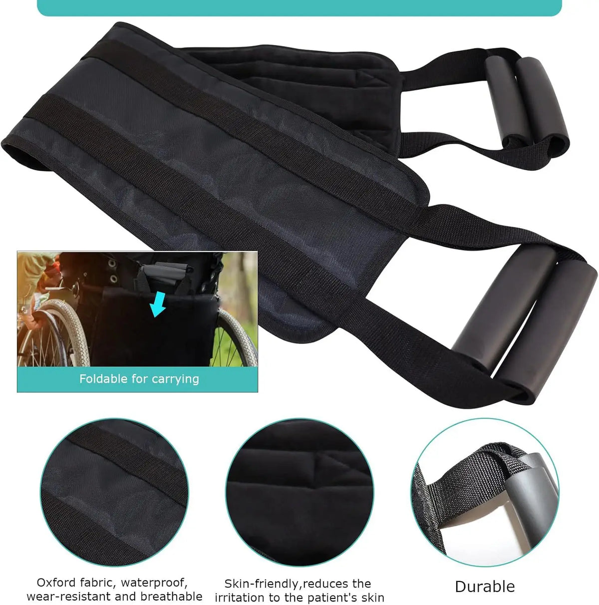 Hemiplegia Getting Up Assist Belt Patient Transfer Belt Bed Turning Assist Belt Getting Up and Getting Up Disabled Care Belt
