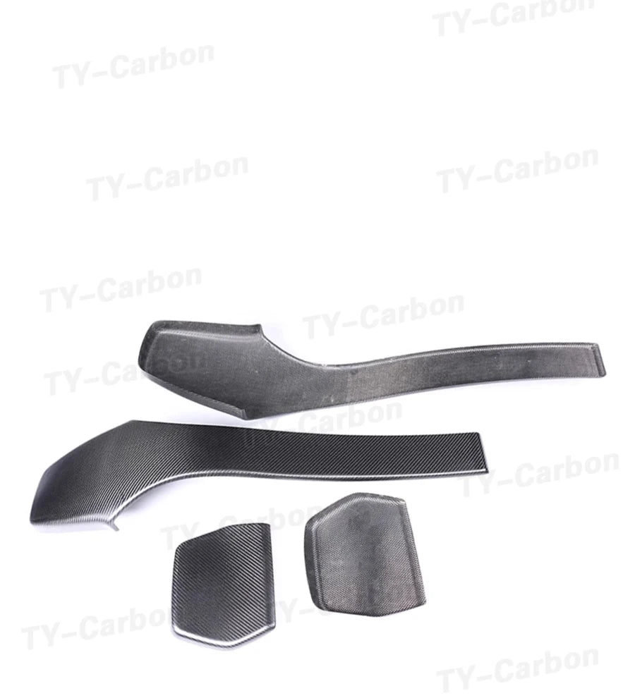 Real Dry Carbon Fiber Car Interior Seat Back Covers Trims Accessories for BMW F80 M3 F82 F83 M4 F87 M2 M2C 2014 - 2019