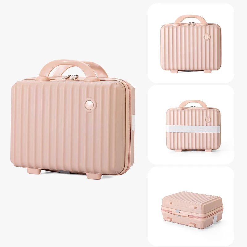 Portable Satchel Cosmetic Bag for Women Large Capacity Travel Toiletry Bag 2024 New Classy Toiletry Bag Box