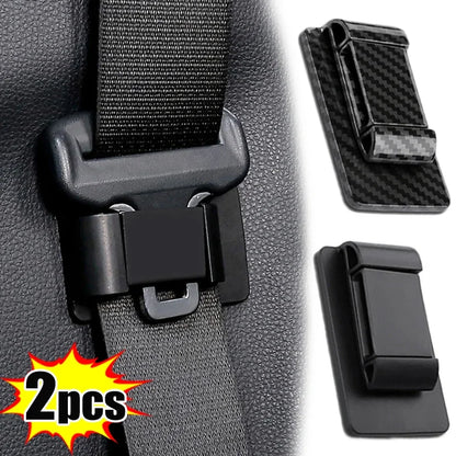 Car Safety Belt Limiter Seat Belt Fixed Buckle Stopper Clip Spacing Limit Adjusting Device SeatBelt Non-slip Buckles Accessories