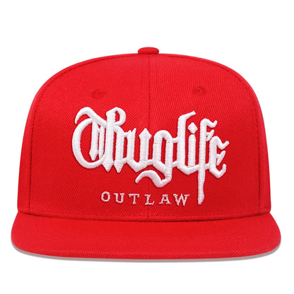 2025 Fashion Fastball CAP Thuglife Embroidery Hiphop Baseball Cap Snapback Hat Adult Outdoor Casual Sun Casual Bone Dropshipping