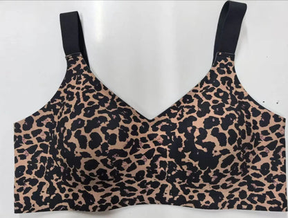 Seamless Wire-Free Full-Cup Bra Comfortable Thin Molded Cups Breathable Push-Up Support Beautiful Bra