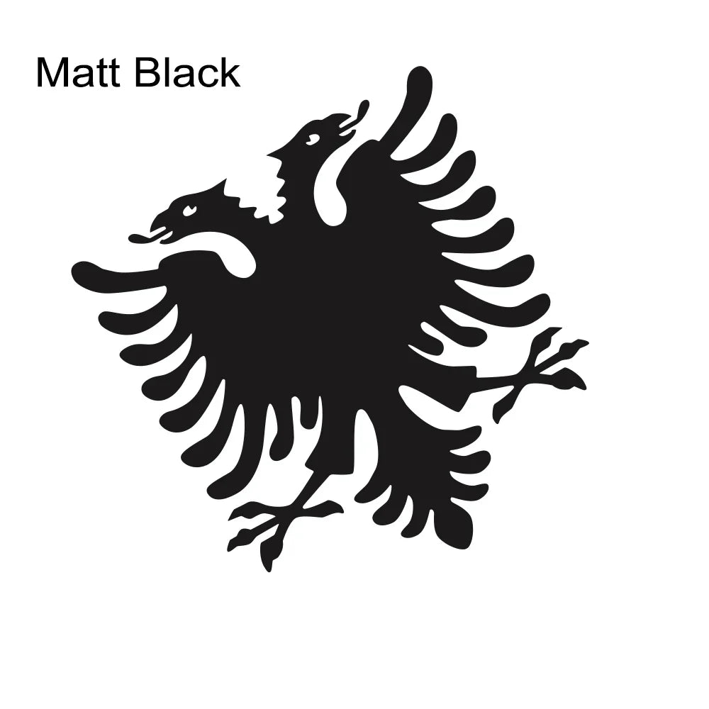 Albanian Double Headed Eagle Car Sticker Truck Bumper Car Rear Window Whole Body Waterproof Vinyl Decal Auto Decor Accessories