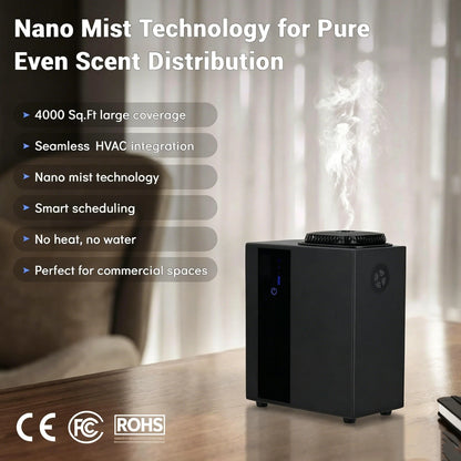 Smart Control HAVC Essential Oil Scent Diffuser A300 Difusores De Aromas Waterless Aromatherapy Diffuser Machine for Hotel Home