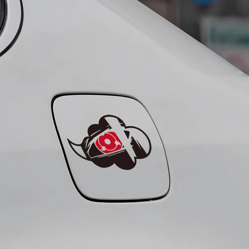 Sharingan under the Akatsuki auspicious clouds decal，for anime fans,creative&fashion decal with high quality!