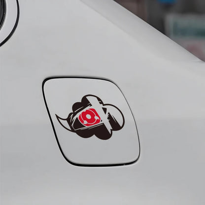 Sharingan under the Akatsuki auspicious clouds decal，for anime fans,creative&fashion decal with high quality!