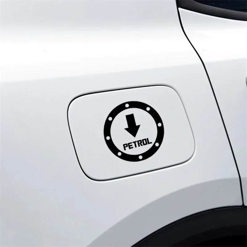 13x13cm Petrol Gas Cap Car Personalized Stickers Creative Car Body Gasoline Cap Decoration Vinyl Film Decal Auto Accessories