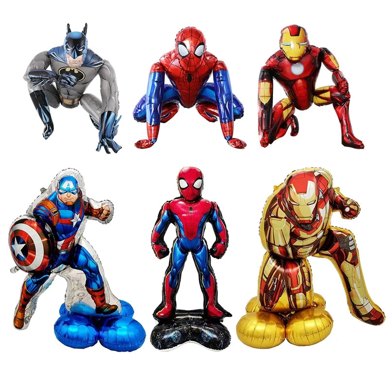 Hot Anime Figure Balloons Spiders Birthday Party Decoration Large Foil Ballons Halloween Cosplay Accessoreis Home Decor