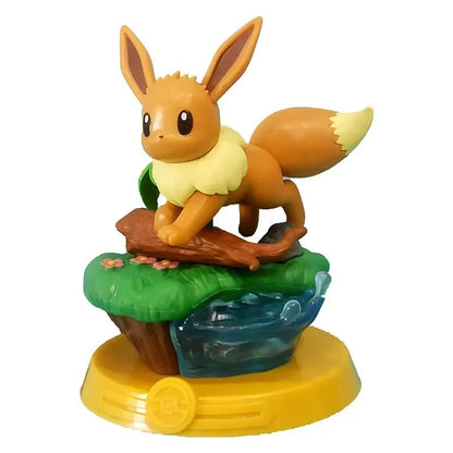 Anime Pokemon Funism Adventure Eevee Family Suit Blind Box Jolteon Sylveon Action Figure Collection Model Kids Toy Gift Replica