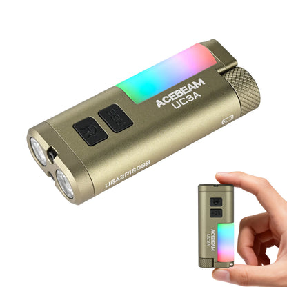 ACEBEAM UC3A EDC Flashlight Rechargeable Wide Voltage(1.2-4.8V) LED Torch With Camping Light Magnetic Multifunctional For Dog
