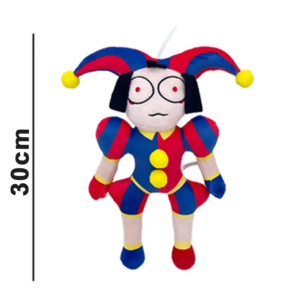 New Styles The Amazing Digital Circus Pomni Jax Plush Toy Anime Cute Theater Rabbit Doll Cartoon Clown Christmas Kids Gifts