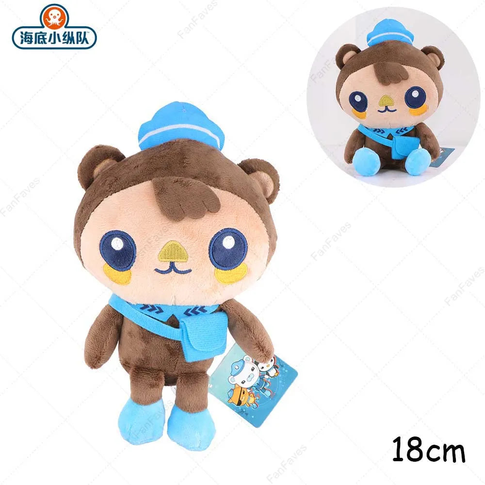 Octonauts Officially Plush Toys Captain Barnacles Professor Inkling Dashi Kwazii Peso Shellington Stuffed Doll Birthday Gift