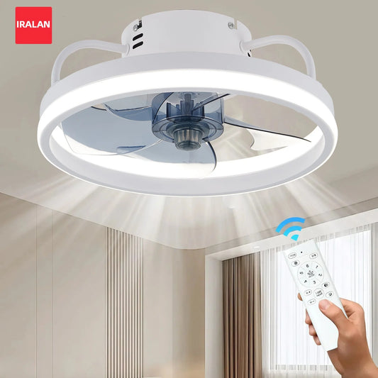 Ceiling Fans With Remote Control and Light LED Lamp Fan Smart Silent Ceiling Fans For Bedroom Living Room Decor Ceiling Lamp