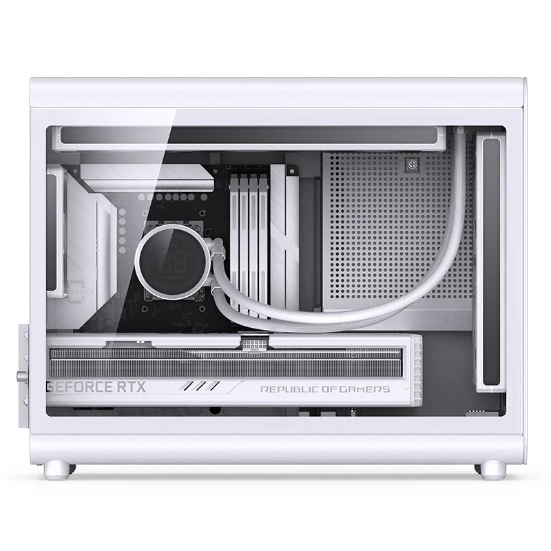 JONSBO D33 ATX MATX Desktop Case Glass Side Transparency Gaming PC Case Support 360 Water Cooling