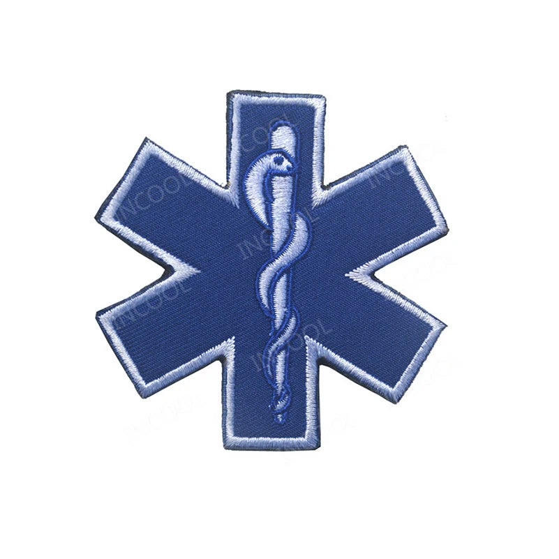 PVC Medic PARAMEDIC Skull Patches Decorative Patches Strip Combat Rubber Chevron IR Reflective Appliqued