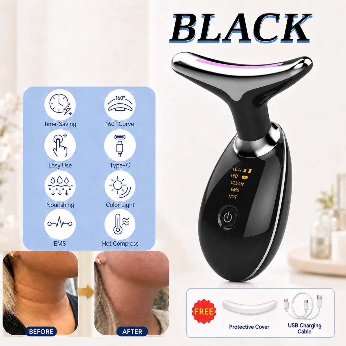 Face And Neck Wrinkle Remover Face And Neck Lifting Machine Neck Beauty Device Skin Tightening Machine