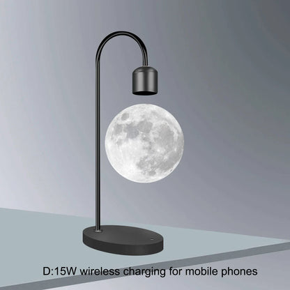 Suspended Moon Lamp 3D Printing Seamless Creative Suspended Moon Desk Lamp Home Decoration LED Night Light