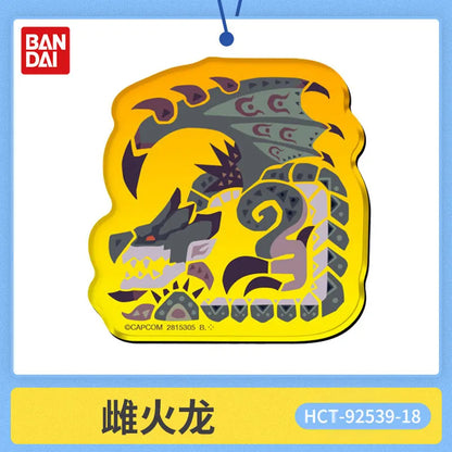 In Stock New Monster Hunter Refrigerator Magnet Fridge Decoration Collectible Creative Model Toys Anime Periphery Friend Gift