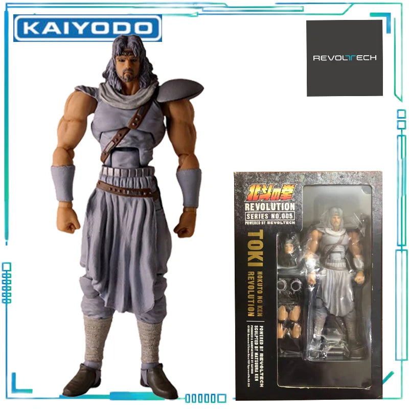 KAIYODO Genuine Revoltech Series Fist of The North Star Number 005，002,003,004,005，006， Ray ，Jyuza Movable Model Retro Toys