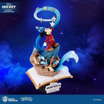 Genuine Beast Kingdom D-Stage Disney Mickey Mouse Series - Steamboat Willie / The Band Concert Diorama Figure Set in Stock