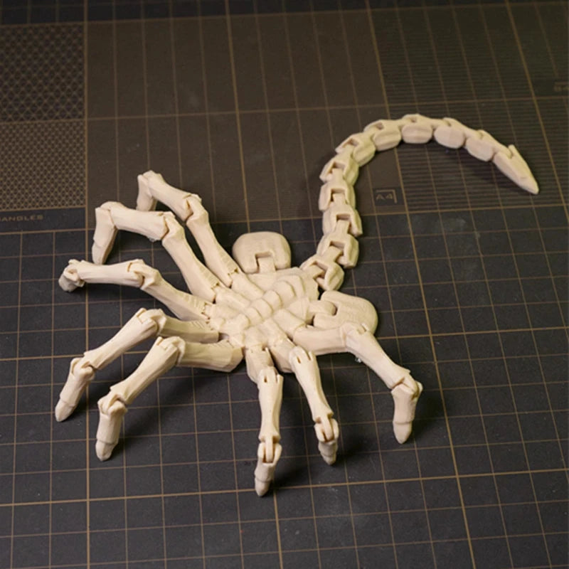 Realistic Scorpion Figurine Alien Facehugger  Model Joint-movable Toy Collectible Figurine Sci-Fi Horror Decor