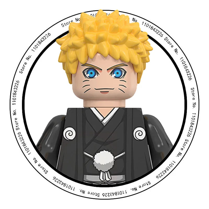 WM6152 Naruto Building Blocks Ootutuki Momoshiki Mitsuki Gaara Namikaze Minato Tobirama Action Figure Accessories For Kids