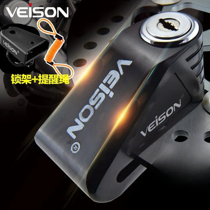 Disc Brake Lock, Special Anti-Theft Lock for Motorcycles, Brake Disc Lock for Motorcycles, Electric Bikes and Bicycles