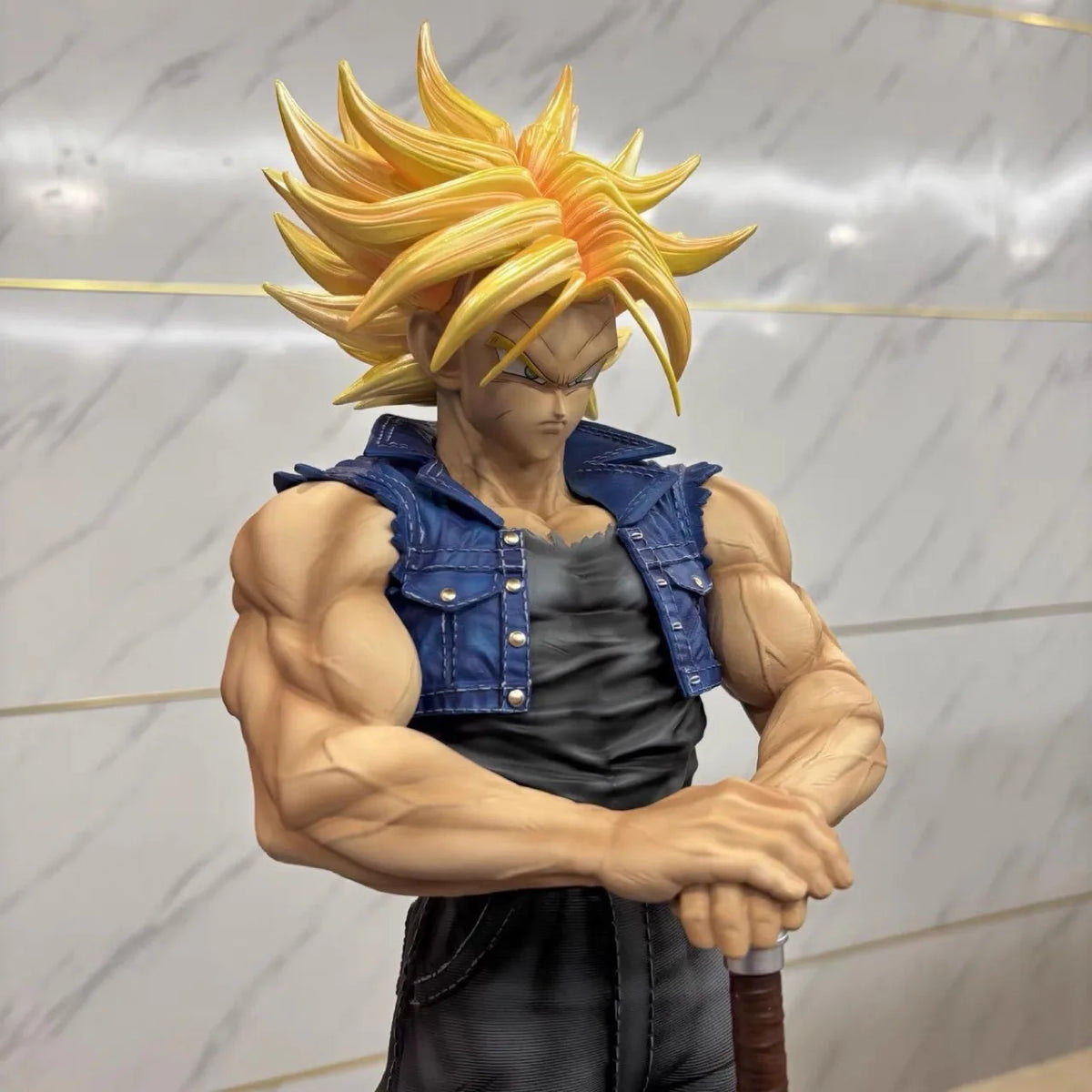 25cm/9.84in Anime Dragon Ball Z Trunks Figure Future Trunks Action Figures MPVC Statue Collection Model Toys for Children Gifts