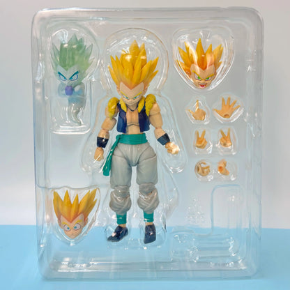 Bandai SHF Dragon Ball Super - Saiyan Beerus & Gotenks Action Figures Collectible Desktop Ornaments for Anime Fans