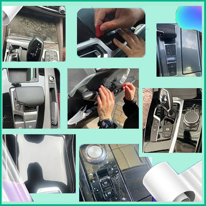 TPU Protective Film For Porsche Cayenne 2024 SUV Coupe 3.0T 4.0T Car Interior Center Console Transparent Anti-scratch Repair