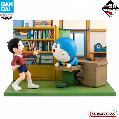 In Stock Bandai Original Ichiban Kuji Doraemon Nobi Nobita Action Figure Model Doll Brand New Boxed Anime Characters Toys Model