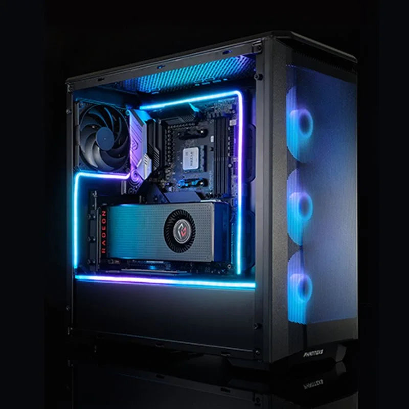 ARGB Motherboard PC Case Decoration 5V LED Strip - RGB Phantom Sync with Screen, AURA Sync Compatible 3Pin LED Strip