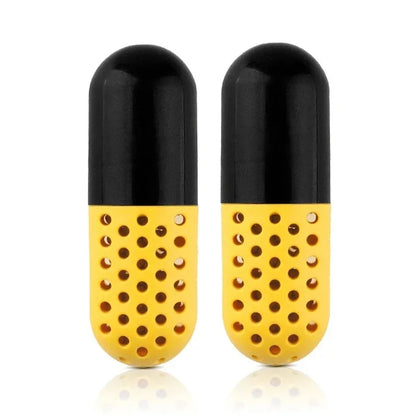 2/4PCS Shoes Deodorant Creative Capsule Shaped Shoe Freshener Portable Moisture Absorber Sports Bags Desiccant Cleaning Supplies