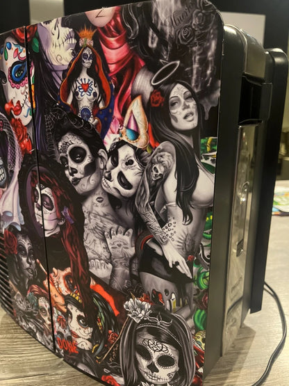 Premium Graffiti Skull Sticker Vinyl Wrap Film Roll Self Adhesive Decal Car Wrapping Foil with Air Release Bubble