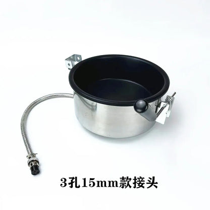 Popcorn machine accessories 8 ounces non-stick pan Heating tube bulb Stirring shaft of the explosion grain pot Mixer machine