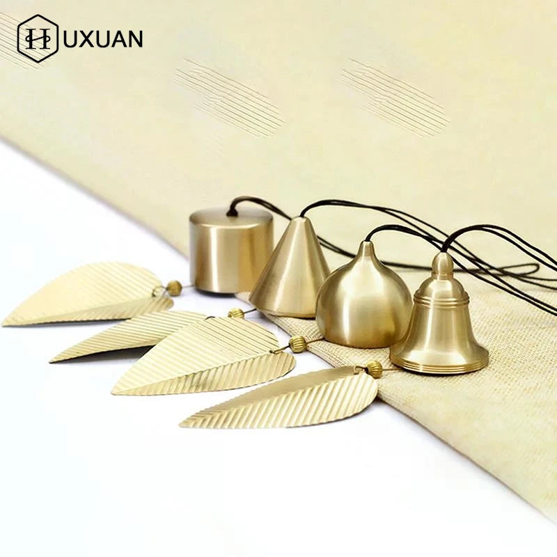 Japanese Wind Chimes Copper Wind Bells Outdoor Yard Garden Hanging Decorations Wind Music Home Decoration Landscape Bell Sound